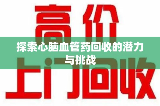 宿州探索心脑血管药回收的潜力与挑战