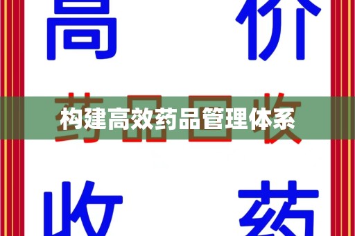 宿州构建高效药品管理体系